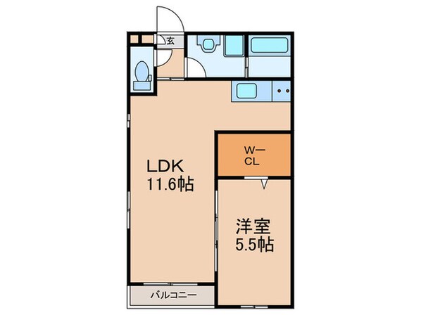 ジュネス7番館の物件間取画像